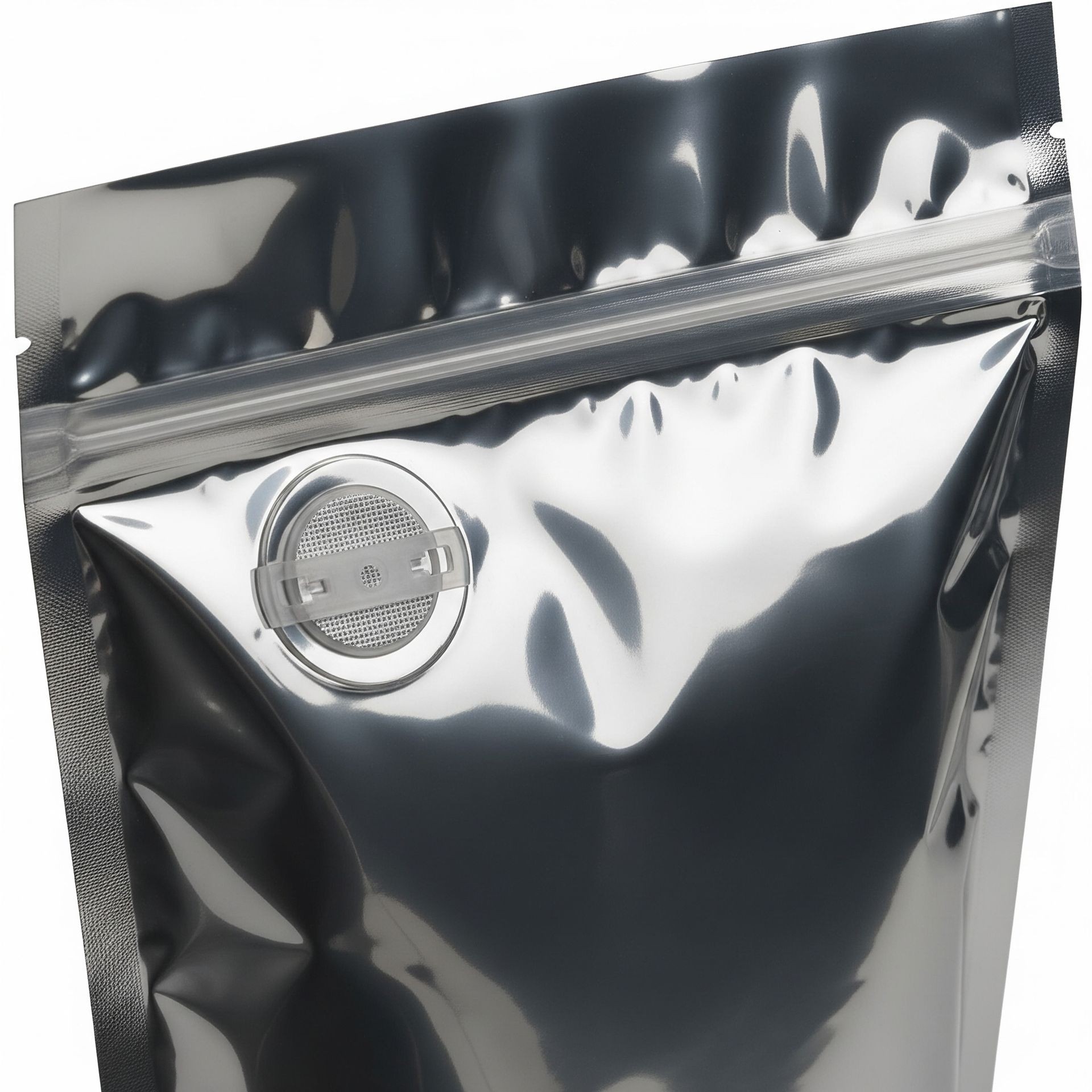 Mylar bag with one-way valves